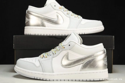 Low Jordan 1 Tear Silver SE Away 0911
